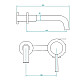 Заказать Смеситель для раковины RGW Shower Panels SP-47B 51140547-04 Черный матовый в магазине сантехники Santeh-Crystal.ru