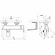 Купить Смеситель для ванны Ravak 10° TD 022.00/150 X070065 Хром в магазине сантехники Santeh-Crystal.ru