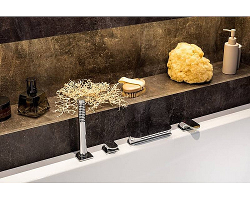 Приобрести Смеситель на борт ванны Ravak Chrome CR 025.00 X070073 Хром в магазине сантехники Santeh-Crystal.ru