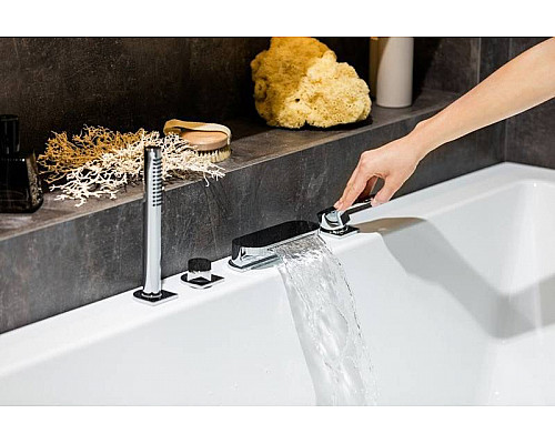 Приобрести Смеситель на борт ванны Ravak Chrome CR 025.00 X070073 Хром в магазине сантехники Santeh-Crystal.ru