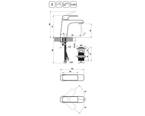 Santeh-Crystal.ru: Смеситель для раковины Ravak Flat FL 013.20 X070172 Черный матовый Заказать Смеситель для раковины Ravak Flat FL 013.20 X070172 Черный матовый в магазине сантехники Santeh-Crystal.ru
