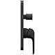 Купить Смеситель для душа Ravak Flat FL 065.20 X070179 Черный матовый в магазине сантехники Santeh-Crystal.ru