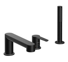 Смеситель на борт ванны Ravak Puri PU 026.20 X070186 Черный матовый