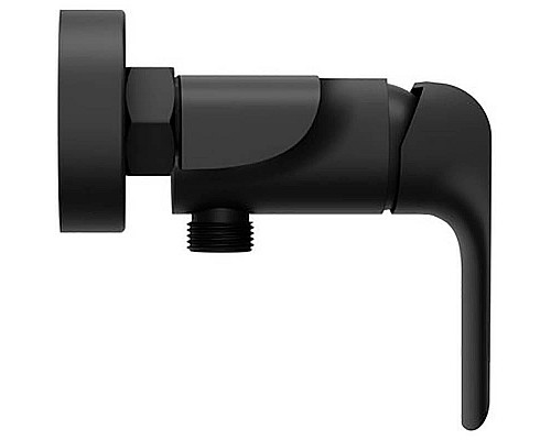 Купить Смеситель для душа Ravak Flat FL 032.20/150 X070177 Черный матовый в магазине сантехники Santeh-Crystal.ru