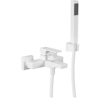 Смеситель для ванны Remer Absolute AU02BO Белый матовый