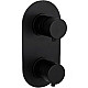 Приобрести Смеситель для душа Remer Minimal Thermo NT93KBNO с термостатом Черный матовый в магазине сантехники Santeh-Crystal.ru