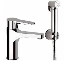 Смеситель для раковины Remer Winner W10SHW с гигиеническим душем Хром