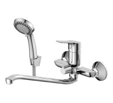 Смеситель для ванны Rossinka RS29-34 универсальный Хром