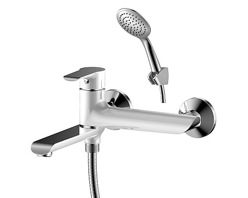 Купить Смеситель Rossinka W35-33 Белый/хром в магазине сантехники Santeh-Crystal.ru