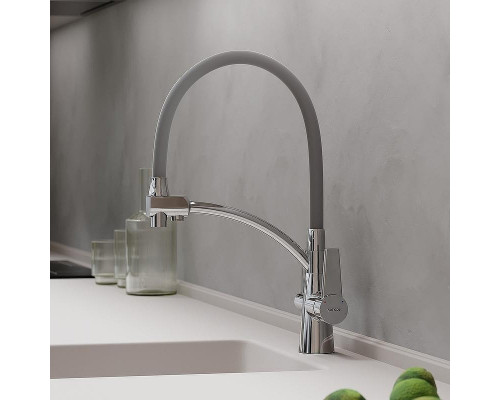 Смеситель для кухни Sancos Eri SC4001CH Хром Серый
