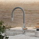 Смеситель для кухни Sancos Lucia SC4004CH Хром Серый