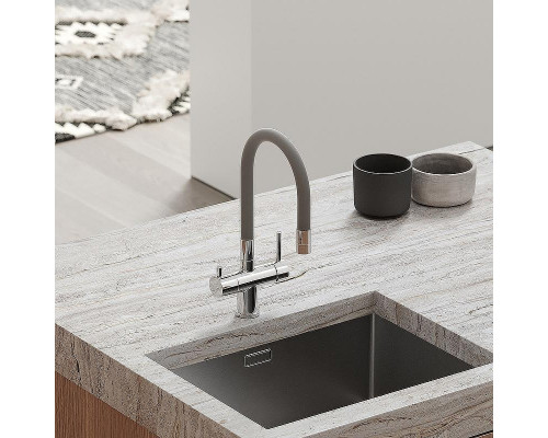 Смеситель для кухни Sancos Lucia SC4004CH Хром Серый
