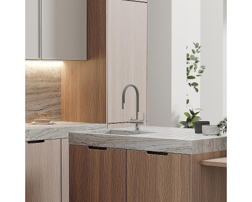 Смеситель для кухни Sancos Lucia SC4004CH Хром Серый