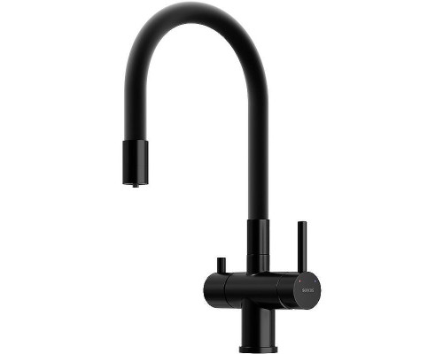 Смеситель для кухни Sancos Lucia SC4004MB Черный матовый