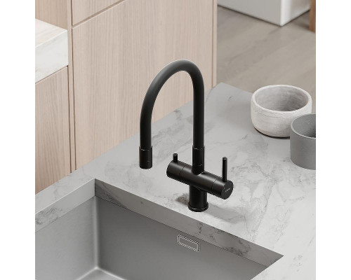 Смеситель для кухни Sancos Lucia SC4004MB Черный матовый