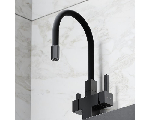Смеситель для кухни Sancos Arno SC4005MB Черный матовый