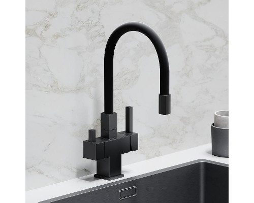 Смеситель для кухни Sancos Arno SC4005MB Черный матовый