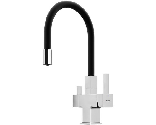 Смеситель для кухни Sancos Arno SC4005CH Хром Черный