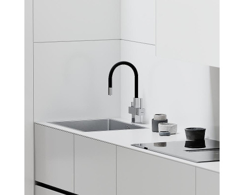 Смеситель для кухни Sancos Arno SC4005CH Хром Черный
