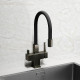 Смеситель для кухни Sancos Arno SC4005GG Вороненая сталь Черный