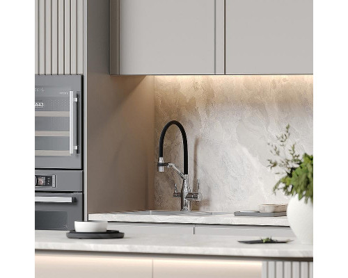 Смеситель для кухни Sancos Orta SC4008CH Хром Черный