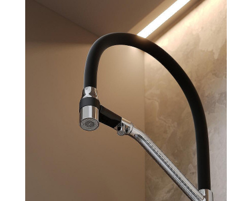 Смеситель для кухни Sancos Orta SC4008CH Хром Черный