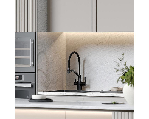 Смеситель для кухни Sancos Orta SC4008MB Черный матовый