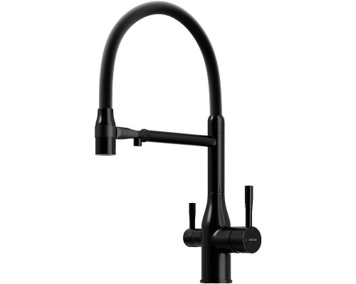 Смеситель для кухни Sancos Garda SC4009MB Черный матовый