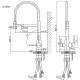 Смеситель для кухни Sancos Garda SC4009MB Черный матовый
