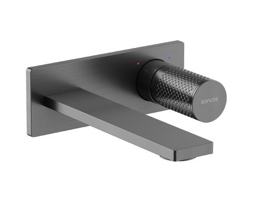 Смеситель для раковины Sancos Nexus SC9013GG Вороненая сталь