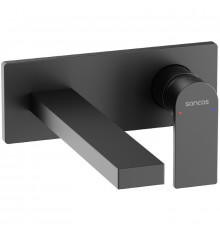 Смеситель для раковины Sancos Studio SC9017MB Черный матовый