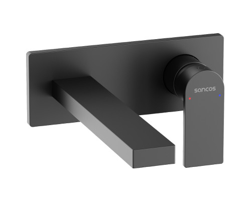 Смеситель для раковины Sancos Studio SC9017MB Черный матовый