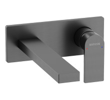 Смеситель для раковины Sancos Studio SC9017GG Вороненая сталь
