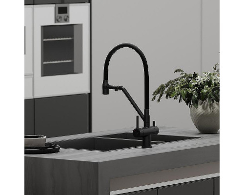 Смеситель для кухни Sancos Dora SC4003MB Черный матовый