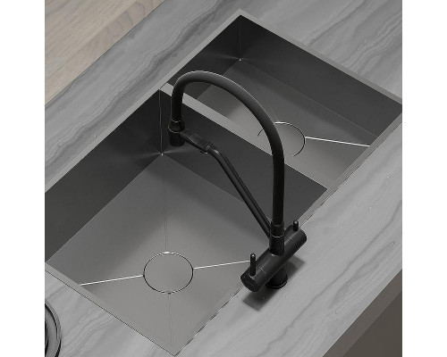 Смеситель для кухни Sancos Dora SC4003MB Черный матовый