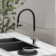 Смеситель для кухни Sancos Dora SC4003CH Хром Черный