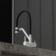 Смеситель для кухни Sancos Dora SC4003GR Белый гранит Черный