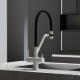 Смеситель для кухни Sancos Dora SC4003GR Белый гранит Черный