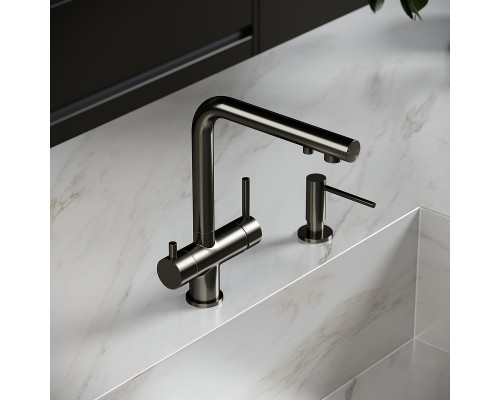 Смеситель для кухни Sancos Foster SC4014GG цвет Вороненая сталь