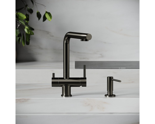 Смеситель для кухни Sancos Foster SC4014GG цвет Вороненая сталь