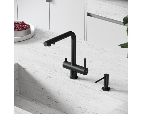 Смеситель для кухни Sancos Foster SC4014MB цвет Черный матовый