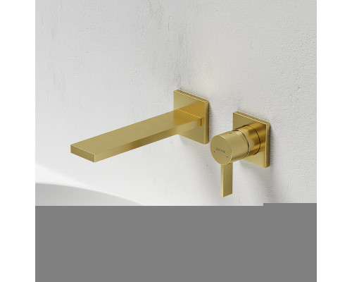 Смеситель для раковины Sancos Linn SC9021BG Золото брашированное