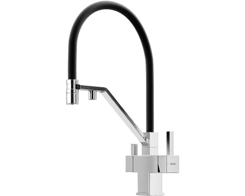 Смеситель для кухни Sancos Loro SC4007CH Хром Черный