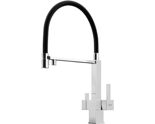 Смеситель для кухни Sancos Moro SC4006CH Хром Черный