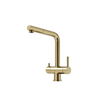 Смеситель для кухни Sancos Spin SC4015BG цвет Золото брашированное