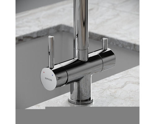 Смеситель для кухни Sancos Spin SC4015CH цвет Хром