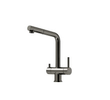 Смеситель для кухни Sancos Spin SC4015GG цвет Вороненая сталь