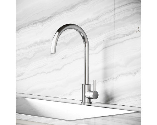 Смеситель для кухни Sancos Stainless SC12001SS цвет Нержавеющая сталь