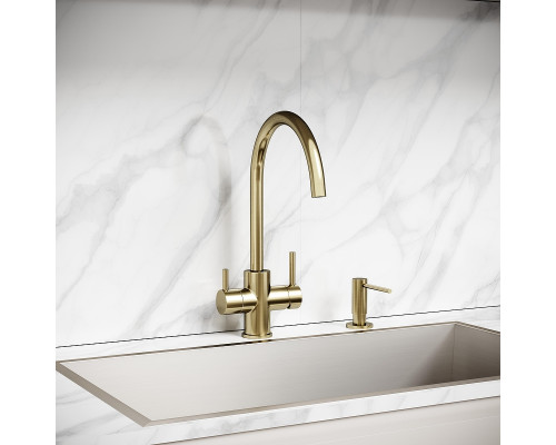 Смеситель для кухни Sancos Taper SC4012BG цвет Золото брашированное