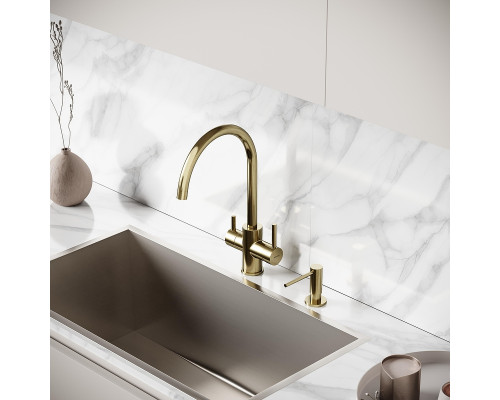 Смеситель для кухни Sancos Taper SC4012BG цвет Золото брашированное
